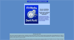 Desktop Screenshot of dontfixit.org