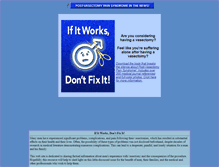 Tablet Screenshot of dontfixit.org